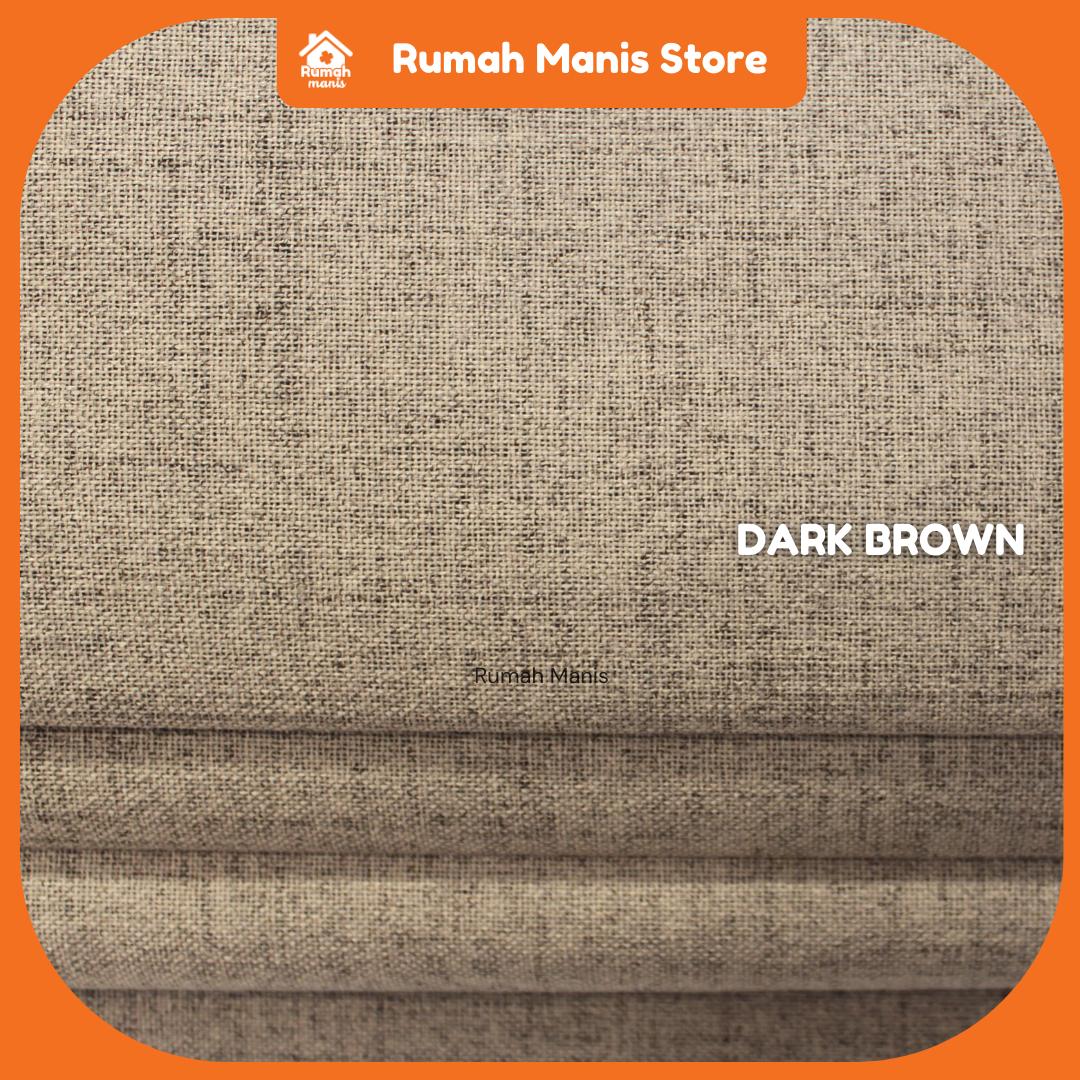 [RUMAH MANIS ROMAN BLIND] 2 Panel Premium Modern Western Style Roman Soft Curtain Blind | 100% Blackout | Ready Stock | Tingkap Roman tangga doubledeck langsir tarik bidai waterproof raya