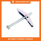 RUMAH MANIS Butterfly Steel Toggle/Spring Toggle | Anchor Screws for Plaster Ceiling/Wall Partition | W(38mm) X H(45mm)