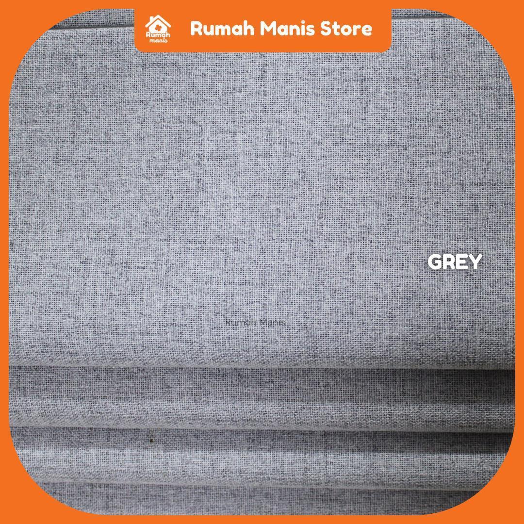 [RUMAH MANIS ROMAN BLIND] 1 Panel Premium Modern Western Style Roman Soft Curtain Blind | 100% Blackout | 76CM X 210CM (2.5' X 7') | Ready Stock | Tingkap Roman tangga doubledeck langsir tarik bidai waterproof raya